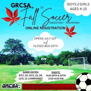 Rec Soccer Registration is Open!